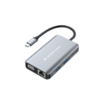 Conceptronic DONN21G notebook dock/port replicator Wired USB 3.2 Gen 1 (3.1 Gen 1) Type-C Grey