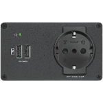 Extron AC+USB 212 EU socket-outlet Type E Black