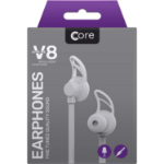 CORE V8 Earphones White