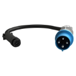Vertiv FSC3N006 power cable Black, Blue 118.1" (3 m) IEC60309 3P + E