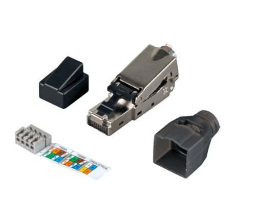 Photos - Cable (video, audio, USB) Microconnect KON027 wire connector RJ45 Black 