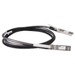 Hewlett Packard Enterprise FlexNetwork X240 10G SFP+ to SFP+ 3m Direct Attach Copper fibre optic cable SFP+ Black