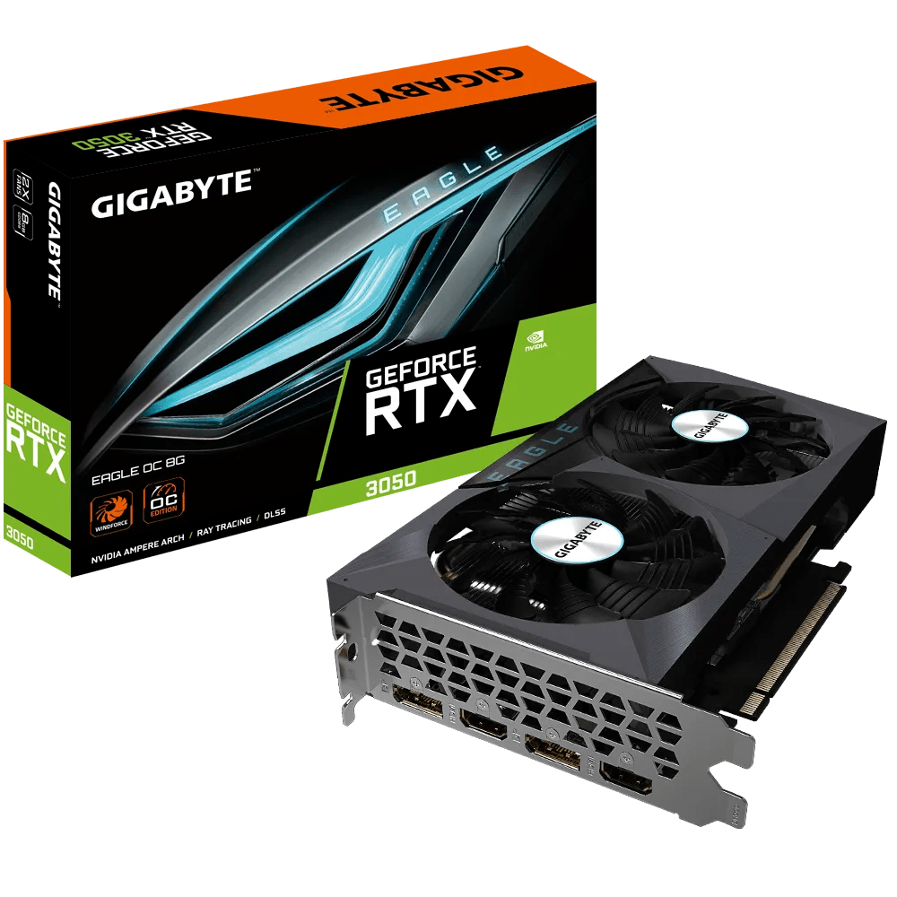 Image of Gigabyte EAGLE GeForce RTX 3050 OC 8G NVIDIA 8 GB GDDR6