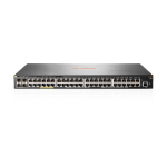 Aruba 2540 48G PoE+ 4SFP+ Managed L2 Gigabit Ethernet (10/100/1000) Power over Ethernet (PoE) 1U Grey