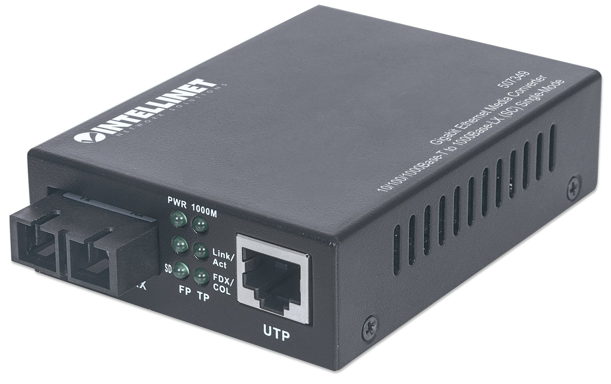 Image of Intellinet Gigabit Ethernet Single Mode Media Converter,...