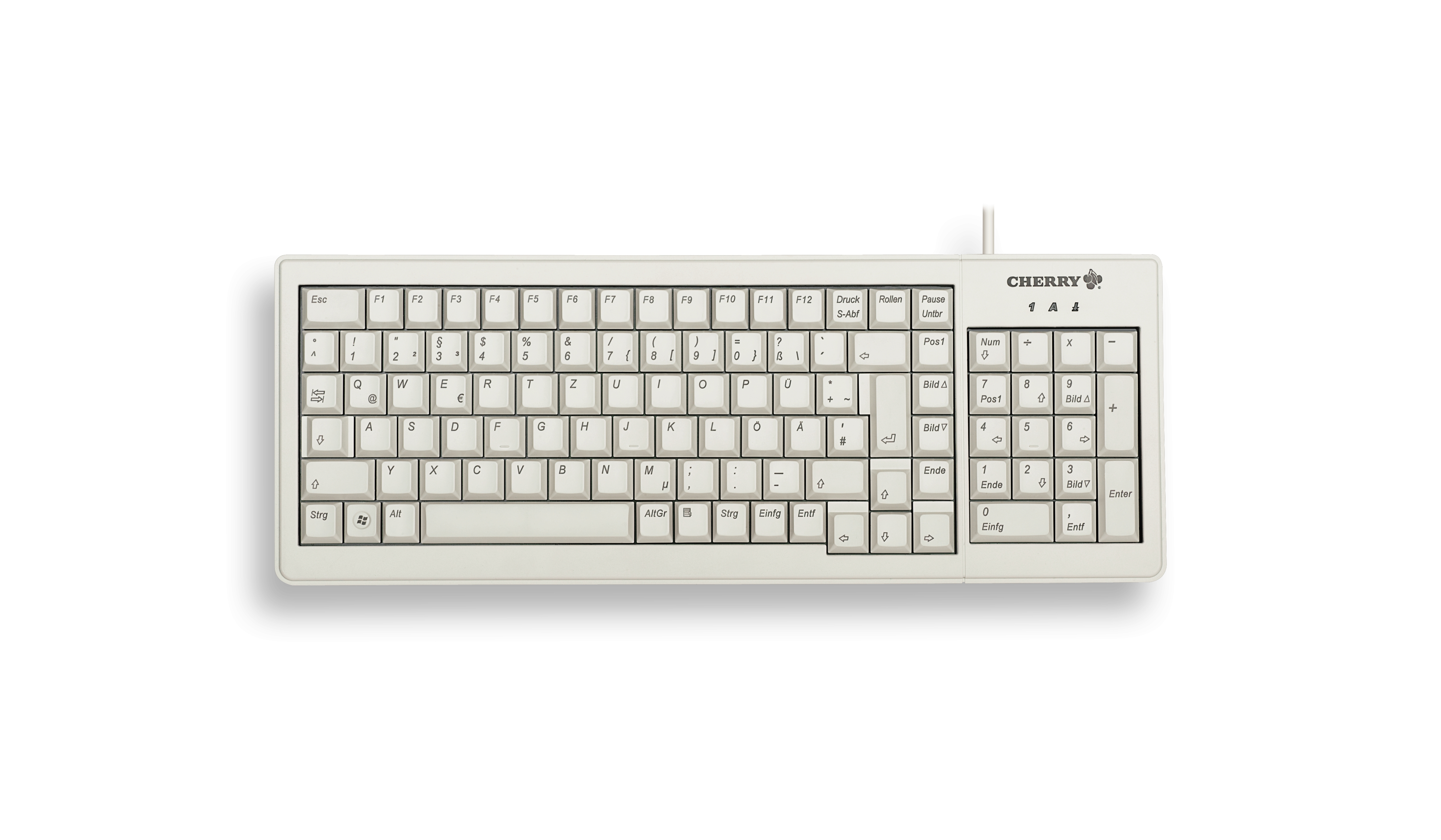 Image of CHERRY XS G84-5200 keyboard USB + PS/2 QWERTY English Grey
