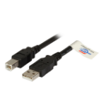 EFB Elektronik USB 2.0 A / B 3.0m USB-kabel 3 m USB A USB B Zwart