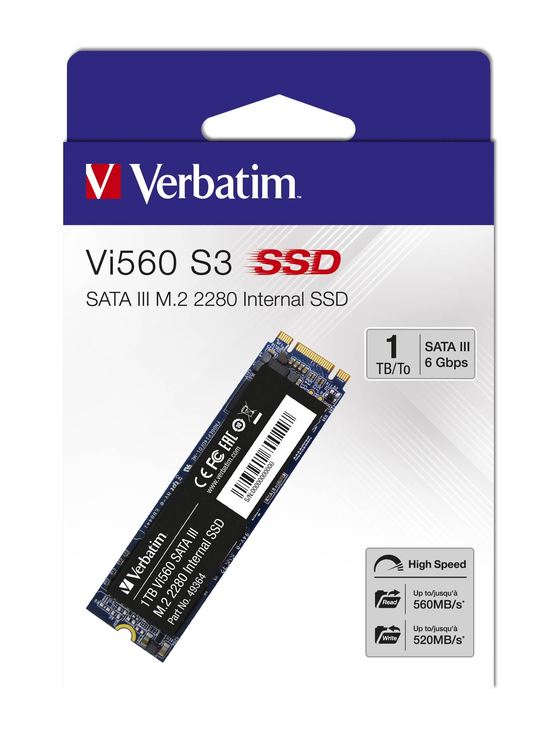 Image of Verbatim Vi560 S3 M.2 SSD 1TB