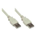 Alcasa 2212-AA2 USB-kabel USB 2.0 1,8 m USB A Grijs