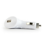 Gembird MP3A-UC-CAR1 oplader voor mobiele apparatuur Mobiele telefoon, MP3, Tablet Wit Sigarettenaansteker Auto