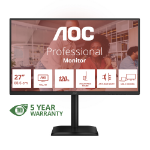 AOC 27E4CV computer monitor 68.6 cm (27") 1920 x 1080 pixels Full HD LED Black