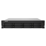 QNAP TS-832PXU-RP NAS Rack (2U) Ethernet LAN Aluminum, Black AL324