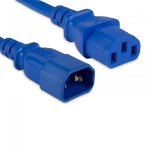 eNet Components C13C14-BL-1F-ENC power cable Blue 11.8" (0.3 m) C14 coupler C13 coupler