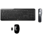 HP 697349-031 keyboard Mouse included RF Wireless QWERTY English Black