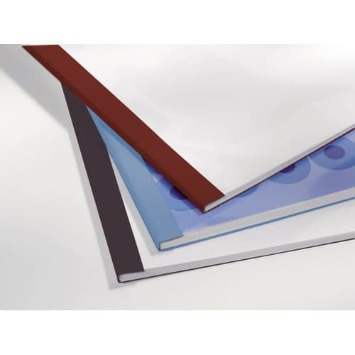GBC LeatherGrain Thermal Binding Covers 1.5mm Red (100)