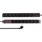 LogiLink 19" PDU 16 x CEE 7/3 socket, with overload protection and switch