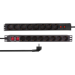 LogiLink 19" PDU 16 x CEE 7/3 socket , with overload protection and switch