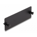 DeLOCK Fiber Optic Blind Panel black