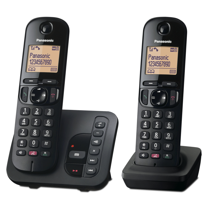 Panasonic KX-TGC262EB telephone DECT telephone Caller ID Black