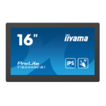iiyama T1624MSC-B1 Signage Display Interactive flat panel 39.6 cm (15.6") LCD 450 cd/m² Full HD Black Touchscreen 24/7