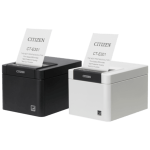 Citizen CT-E301, USB, 8 dots/mm (203 dpi), cutter, white