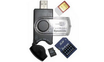 Dynamode USB-CR-31 card reader USB 2.0 Black