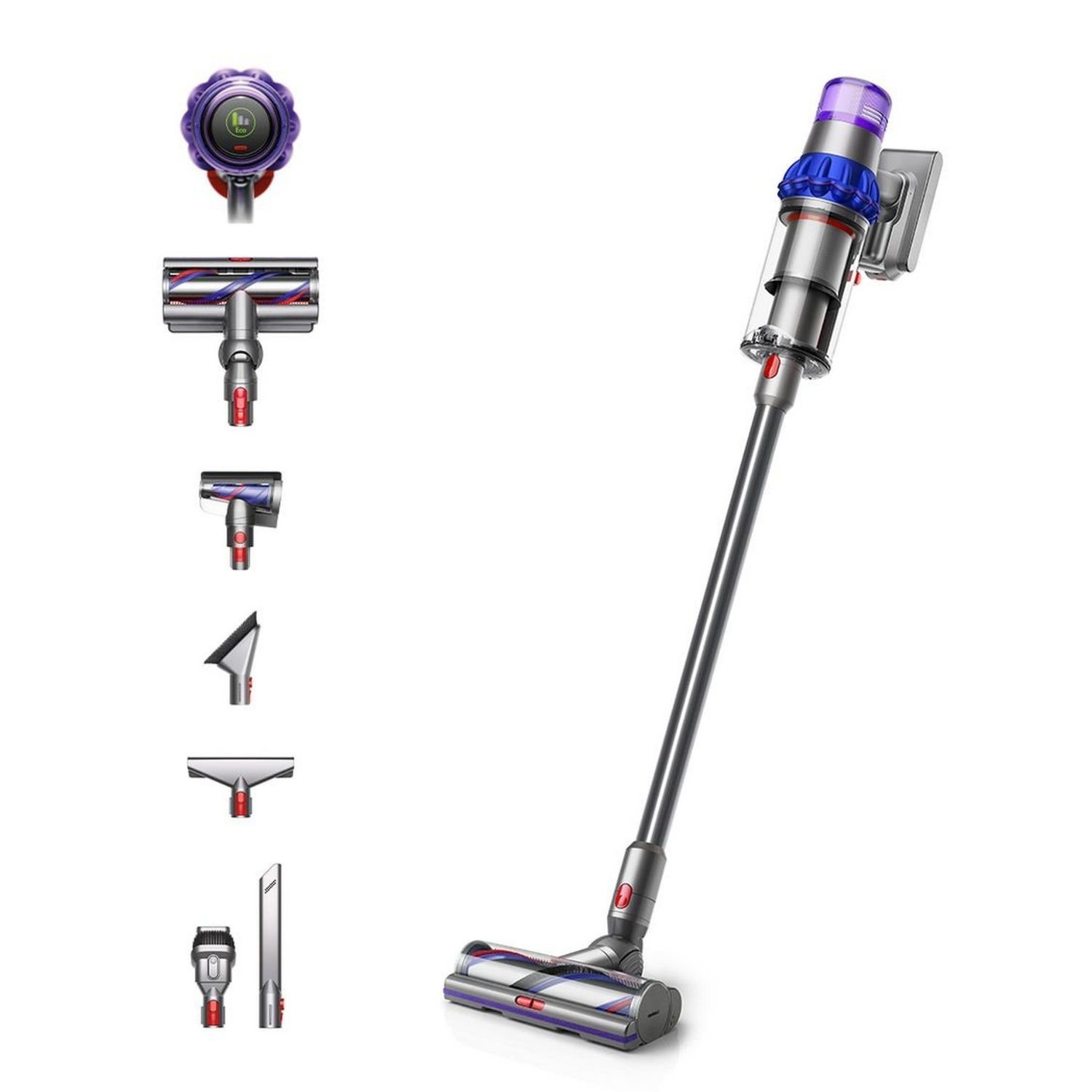 Dyson V15 Extra Cordless Vacuum Cleaner - Nickel Blue
