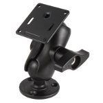 RAM Mounts Double Ball Mount with 75x75mm VESA Plate and Jam Nut