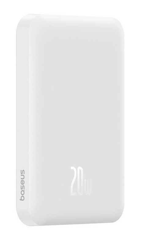 Baseus P10022107223-00 power bank Lithium Polymer (LiPo) 5000 mAh Wireless charging White