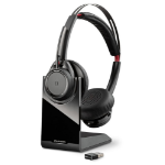 Poly VOYAGER FOCUS UC,B825 (COMPUTER & MOBILE) USB-A, STEREO BLUETOOTH HEADSET, WITH CHARGE STAND, WORLDWIDE - EOL