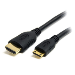 StarTech.com 0.5m High Speed HDMIÂ® Cable with Ethernet - HDMI to HDMI Mini- M/M