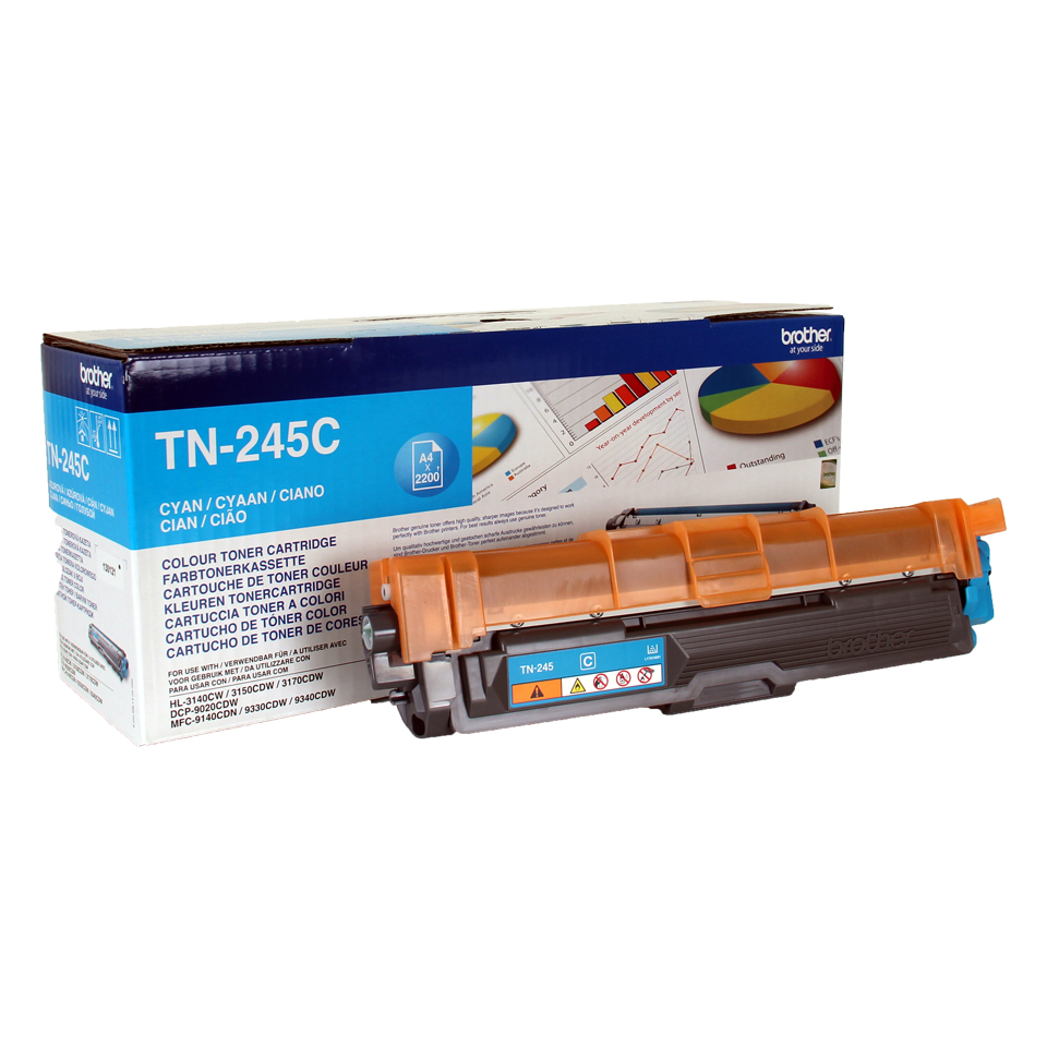 Image of Brother TN-245C Toner-kit cyan high-capacity, 2.2K pages ISO/IEC...