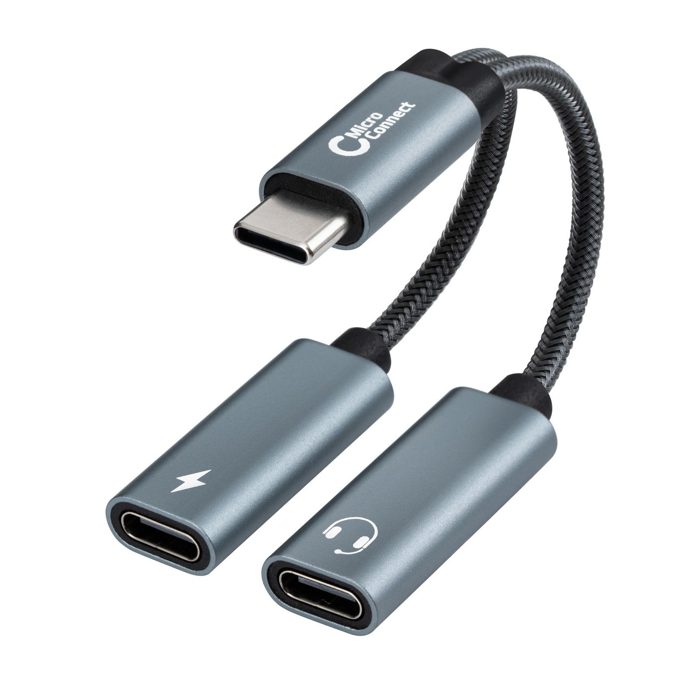 Photos - Cable (video, audio, USB) Microconnect MC-USBC-CFCF USB cable 0.13 m USB 2.0 Silver 