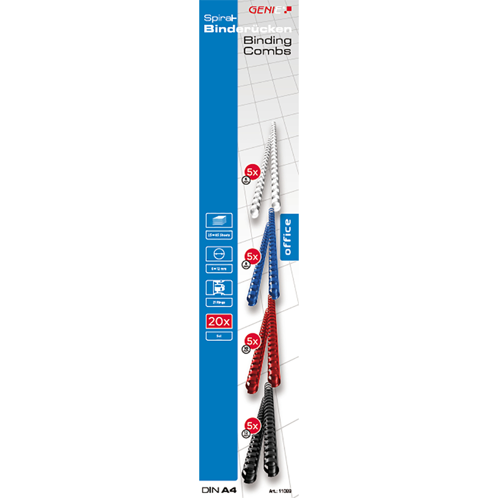 Image of Genie 11099 folder binding accessory Binding comb