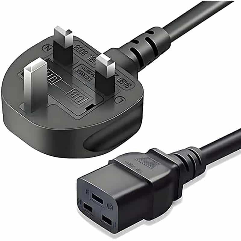 Image of FDL 2M UK MAINS PLUG TO IEC C19 SOCKET POWER CABLE
