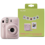 Fujifilm Instax Mini 12 Instant Camera - Blossom Pink - Camera + Case + Accessories