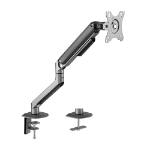 Brateck Counterbalance Monitor Arm 81.3 cm (32") Graphite Desk