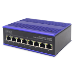 Digitus Industrial 8 Port Fast Ethernet PoE Switch, Unmanaged