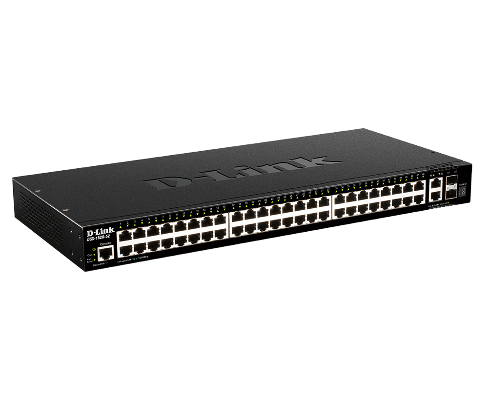 Image of D-Link DGS-1520-52 network switch Managed L3 10G Ethernet...