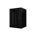 Lanview RWM16U56BL rack cabinet 16U Wall mounted rack Black