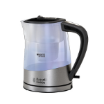 Russell Hobbs Purity electric kettle 1 L 2200 W Black, Silver, Transparent