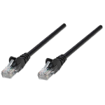 Intellinet Network Patch Cable, Cat6, 7.5m, Black, CCA, U/UTP, PVC, RJ45, Gold Plated Contacts, Snagless, Booted, Lifetime Warranty, Polybag