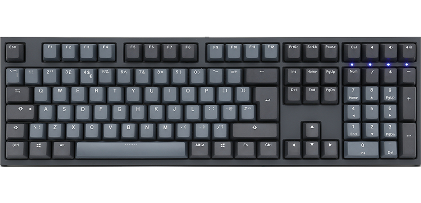 Ducky One 2 Skyline keyboard USB UK English Black