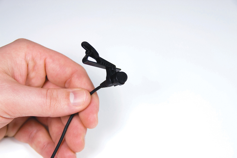 Image of Trantec MIC-LP2 microphone Black Lavalier/Lapel microphone