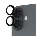 PanzerGlass ® Hoops® Black Camera Lens Protector iPhone 17 | iPhone 16 | 16 Plus