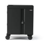 Bretford Cube Portable device management cart Charcoal