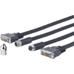 Vivolink PRODVICW20 DVI cable 20 m DVI-D Black