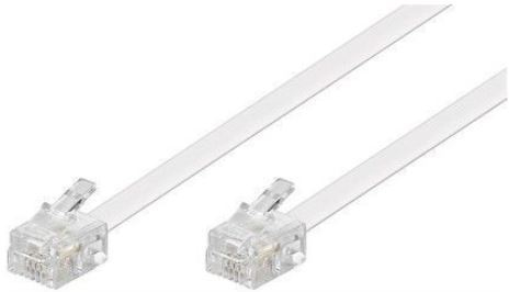 Microconnect MPK191W telephone cable 15 m White