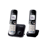 Panasonic KX-TG6812 DECT telephone Black, Silver Caller ID