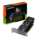 GIGABYTE GeForce RTX 5060 OC Low Profile 8G Graphics Card - 8GB GDDR7, 128bit, PCI-E 5.0, 2512 MHz Core Clock, 3 x DisplayPort, 1 x HDMI, GV-N5060OC-8GL